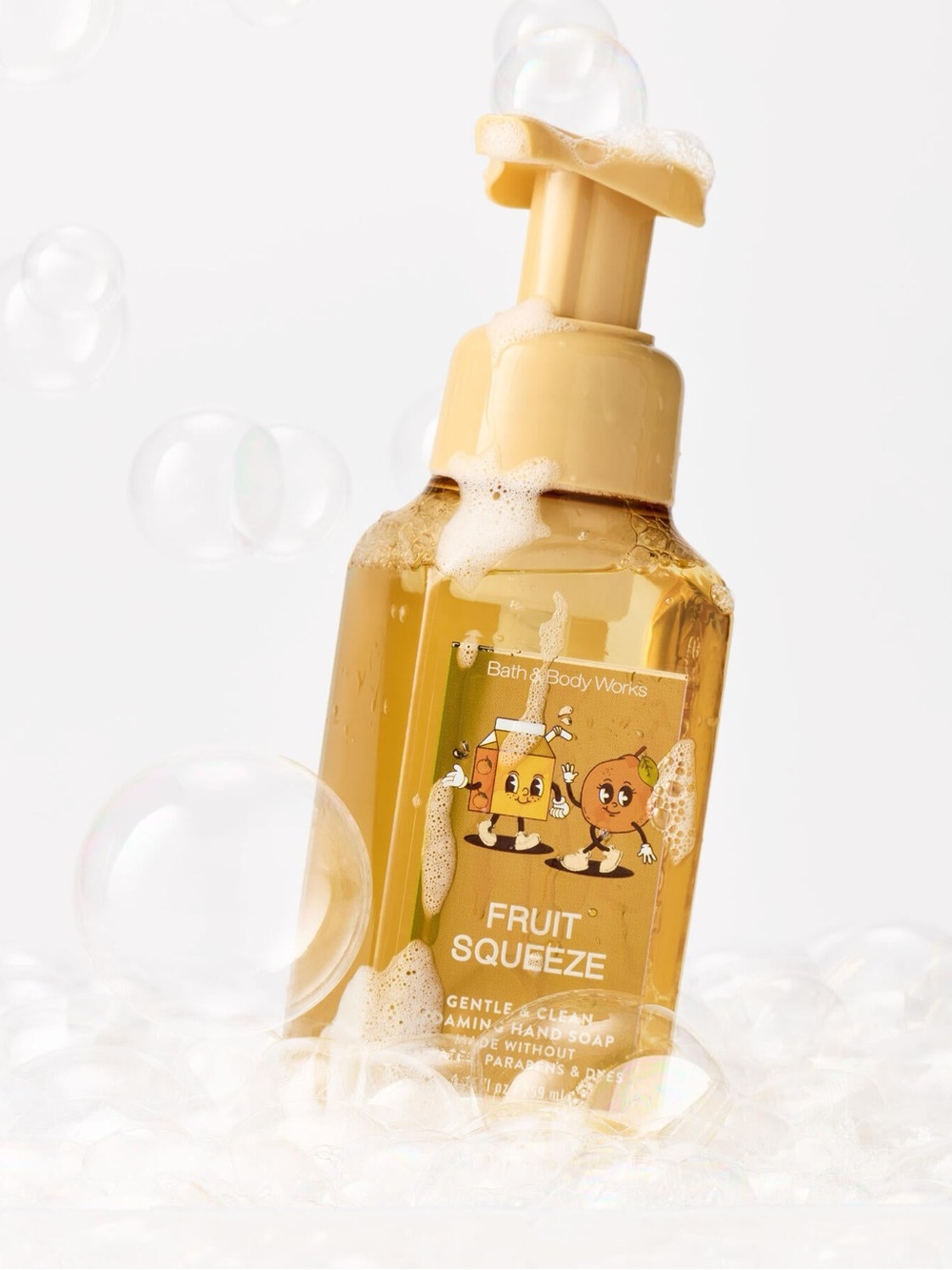 🍊✨ BBW Fruit Squeeze Foaming Hand Soap NWT ✨🍊- Yellow